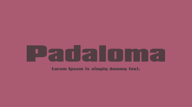 Padaloma Font
