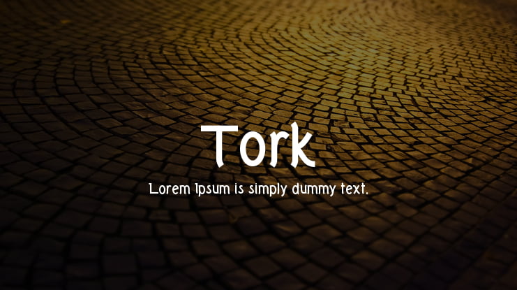 Tork Font