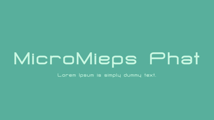 MicroMieps Phat Font