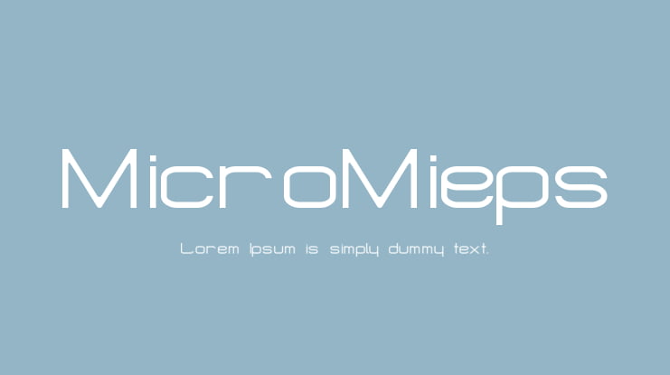 MicroMieps Font