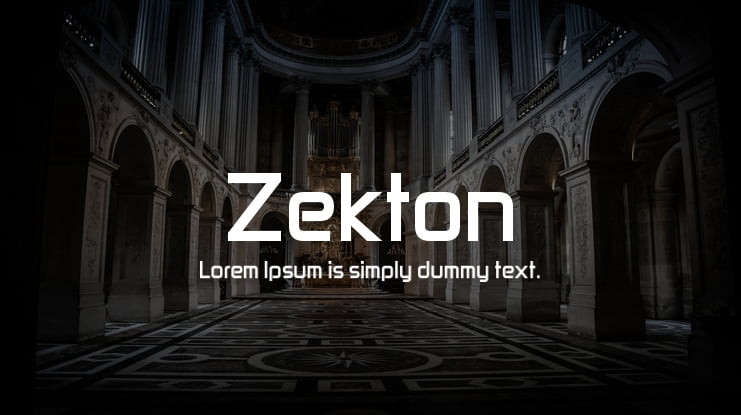Zekton Font