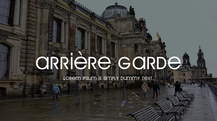 Arrière Garde Font
