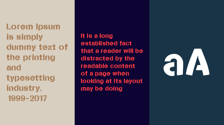 Stencilia-A Font Family