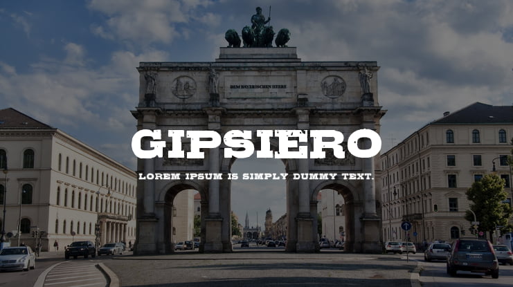 Gipsiero Font Family