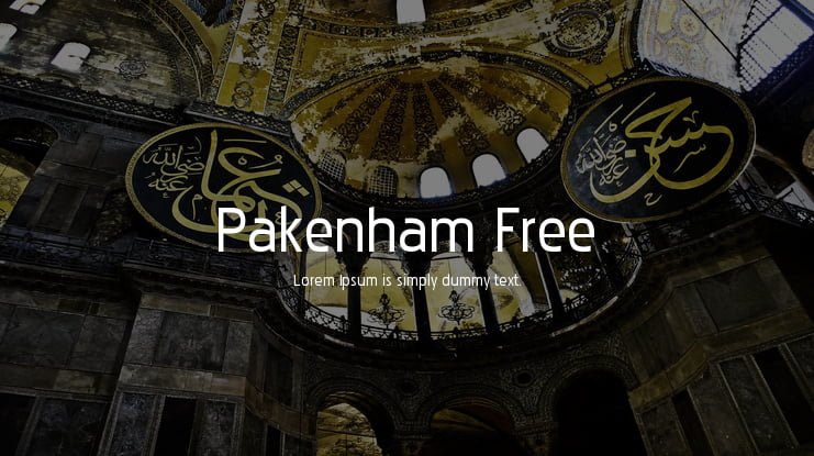 Pakenham Free Font