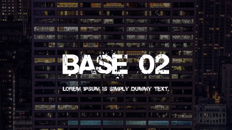 Base 02 Font