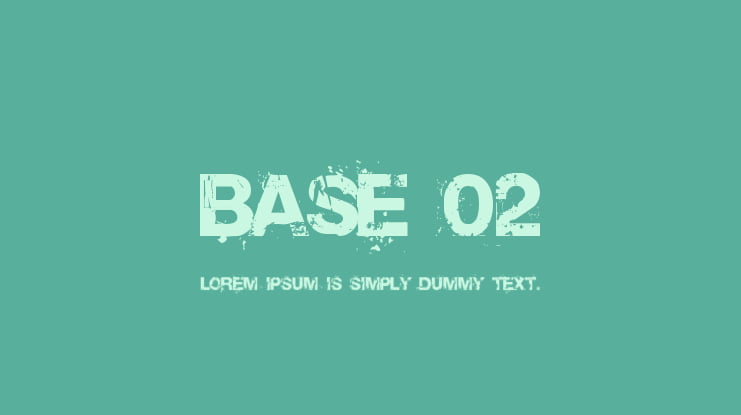 Base 02 Font