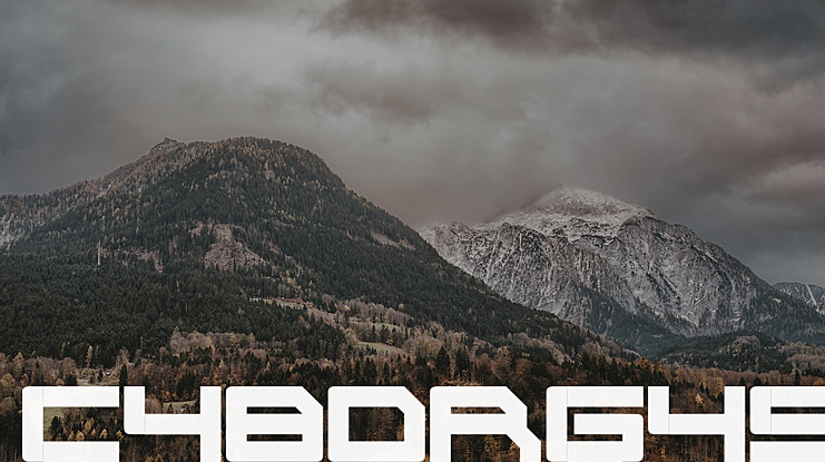Cyborg45 Font