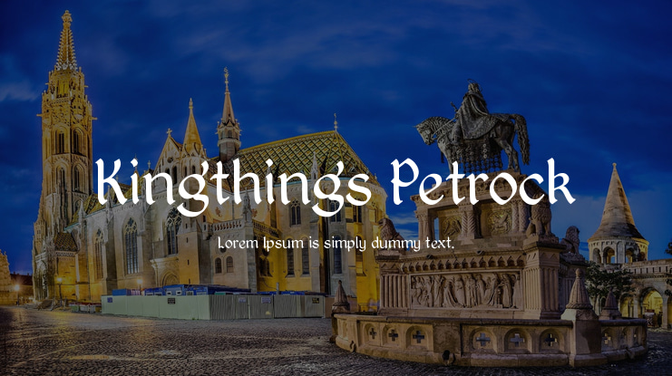 Kingthings Petrock Font Family