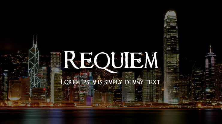 Requiem Font