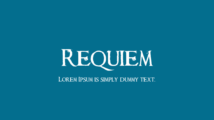 Requiem Font