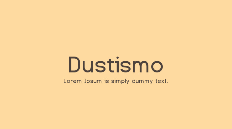 Dustismo Font Family