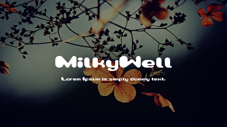 MilkyWell Font