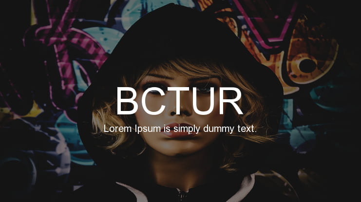 BCTUR Font