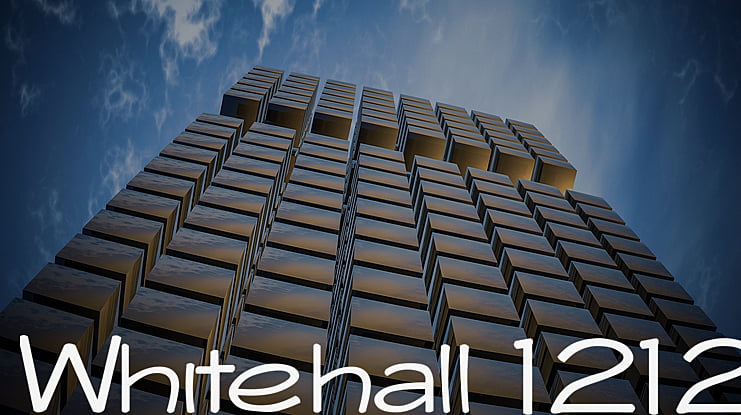 Whitehall 1212 Font