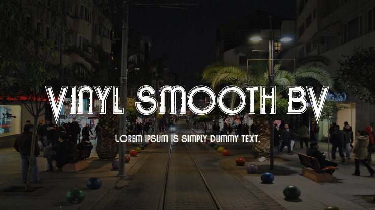 Vinyl Smooth BV Font