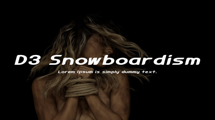 D3 Snowboardism Font