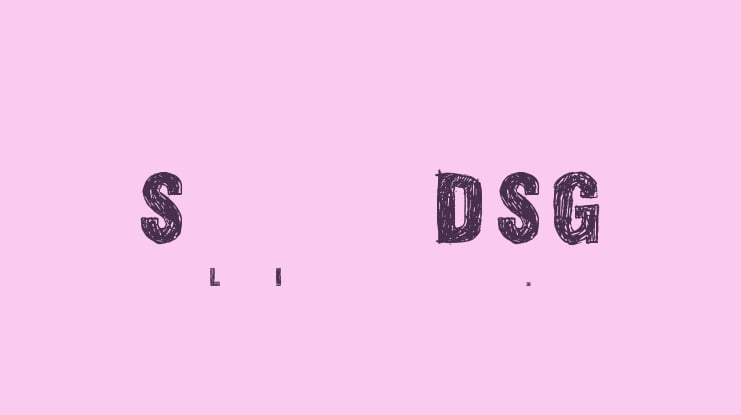 Skizzed DSG Font