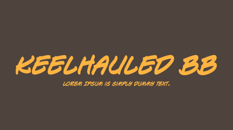 Keelhauled BB Font Family