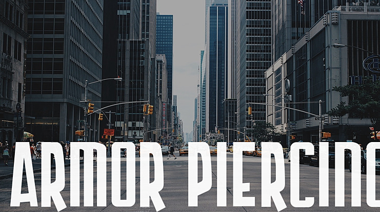 Armor Piercing Font Family