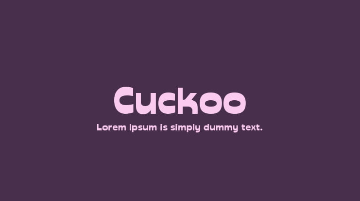 Cuckoo Font