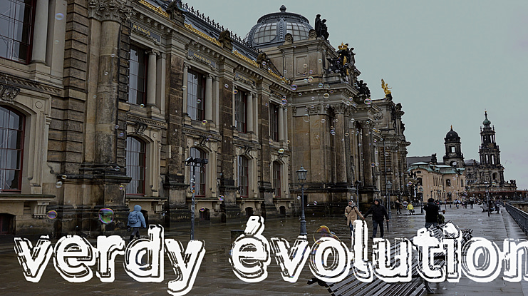 verdy évolution Font