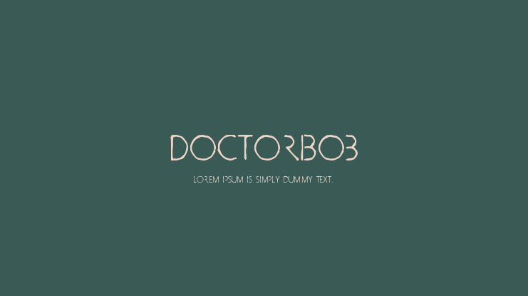 doctorBob Font