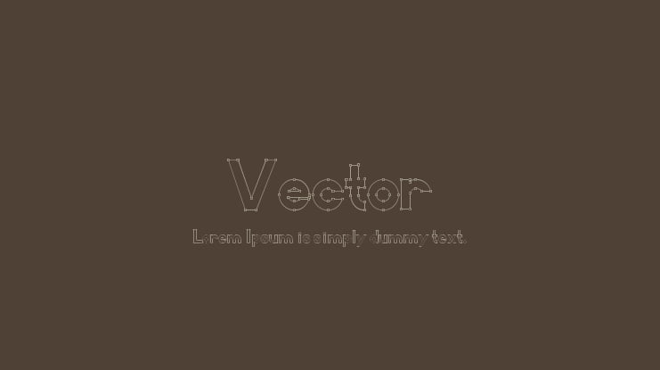 Vector Font