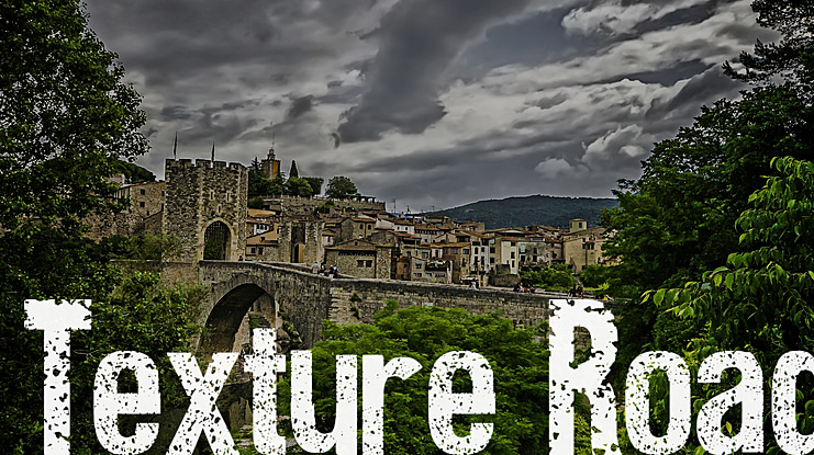 Texture Road Font