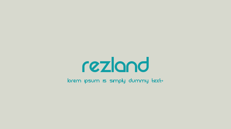 Rezland Font