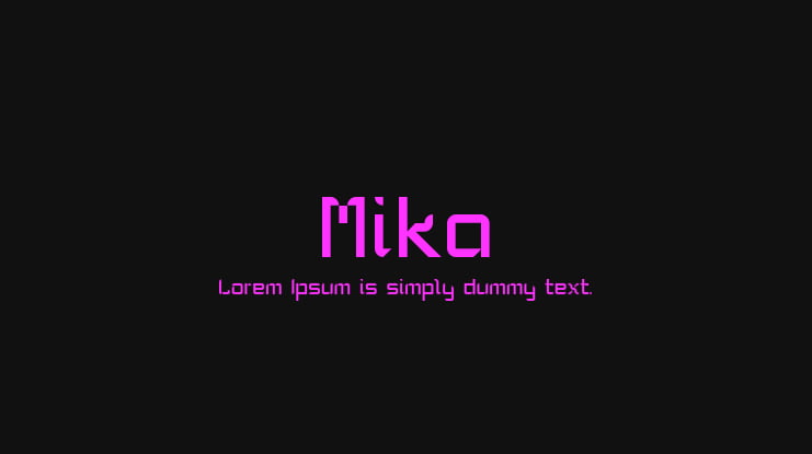 Mika Font