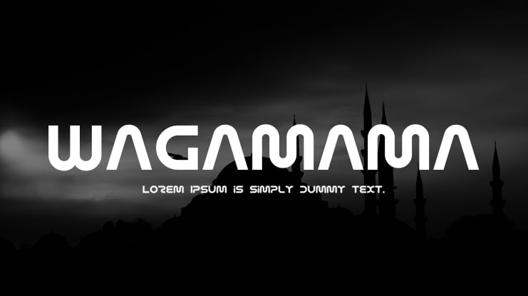 Wagamama Font
