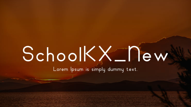SchoolKX_New Font
