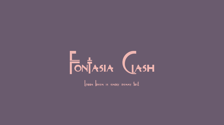 Fontasia Clash Font