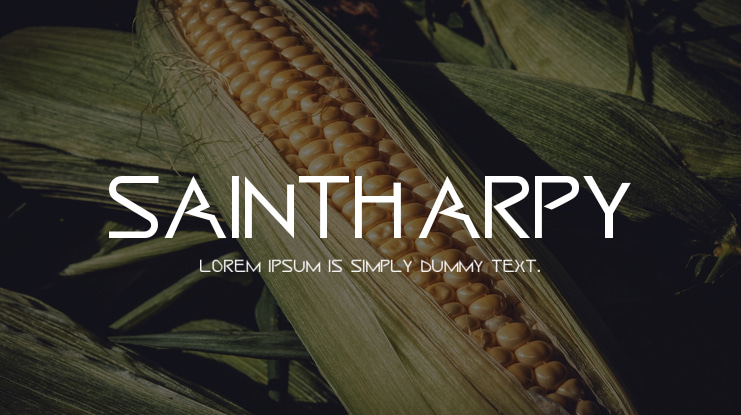 Saintharpy Font