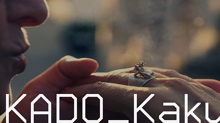 KADO_Kaku Font Family