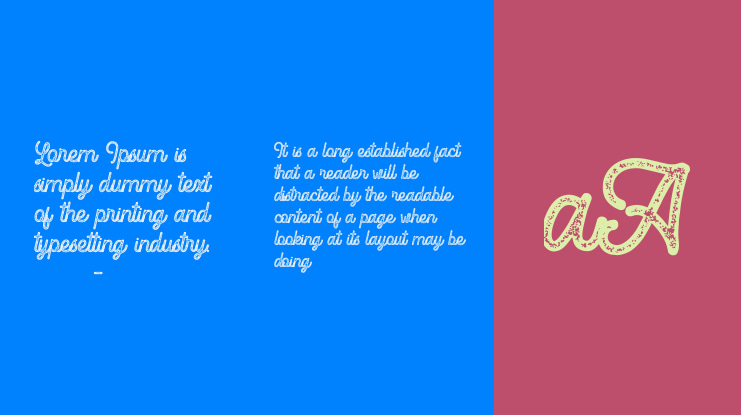 Romedhal Script Stamp Font