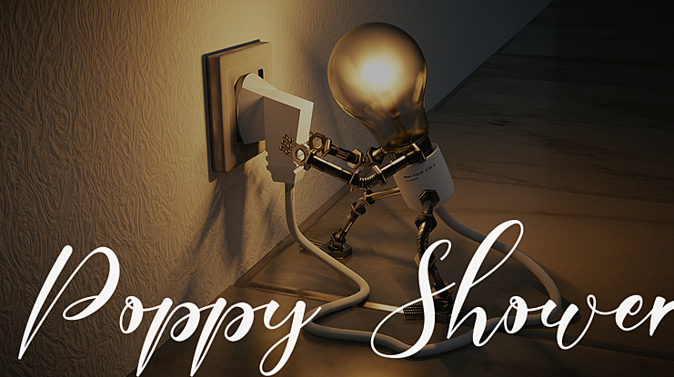 Poppy Shower Font
