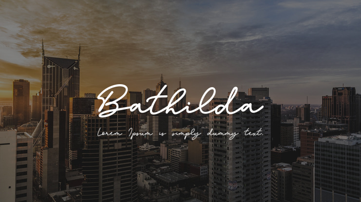 Bathilda Font