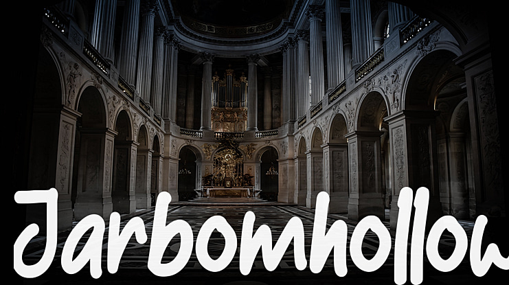 Jarbomhollow Font