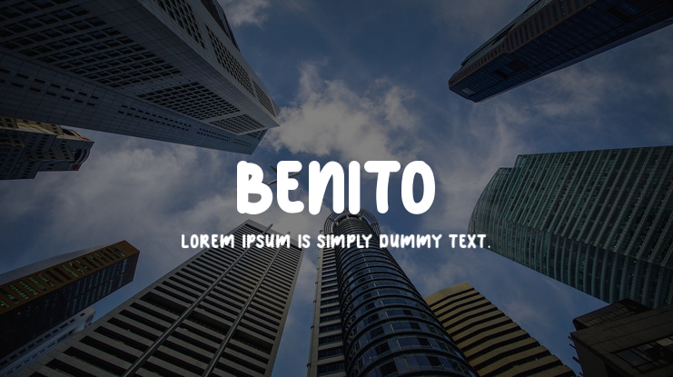 BENITO Font