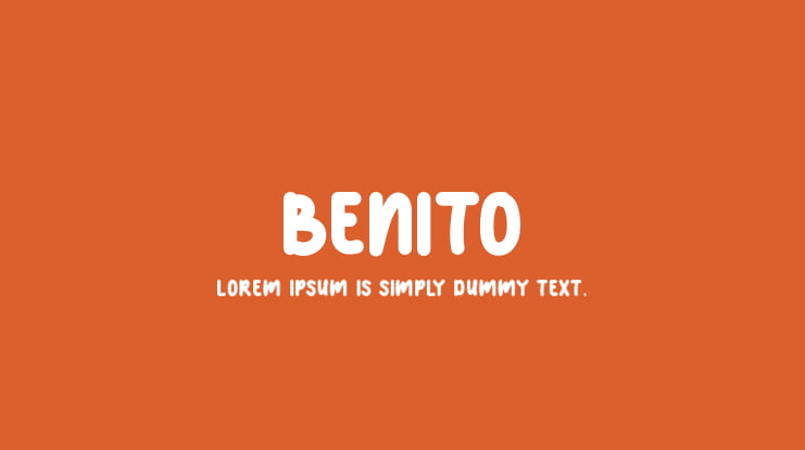 BENITO Font