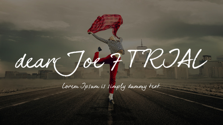 dearJoe 7 TRIAL Font