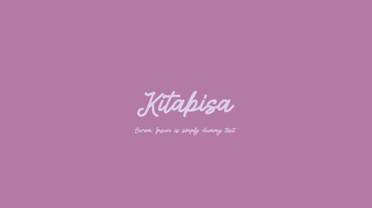 Kitabisa Font
