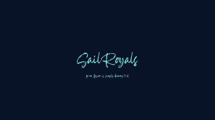 SailRoyals Font