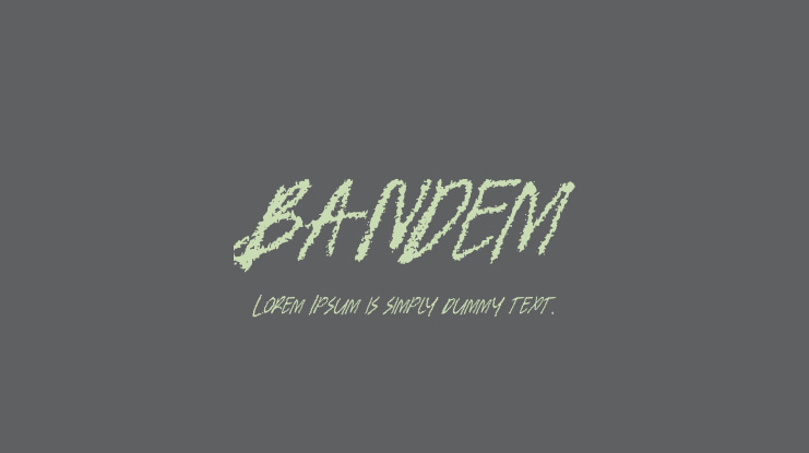 BANDEM Font Family