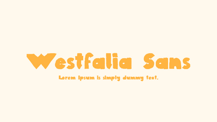Westfalia Sans Font