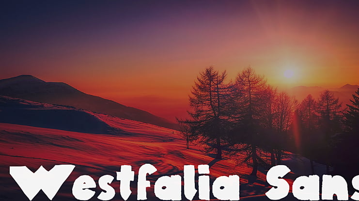 Westfalia Sans Font
