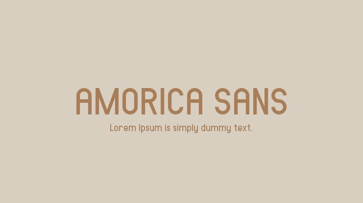 AMORICA SANS Font Family