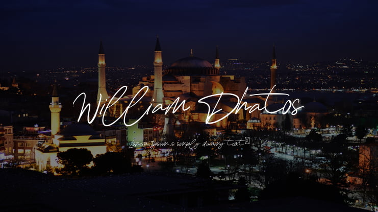 William Dhatos Font